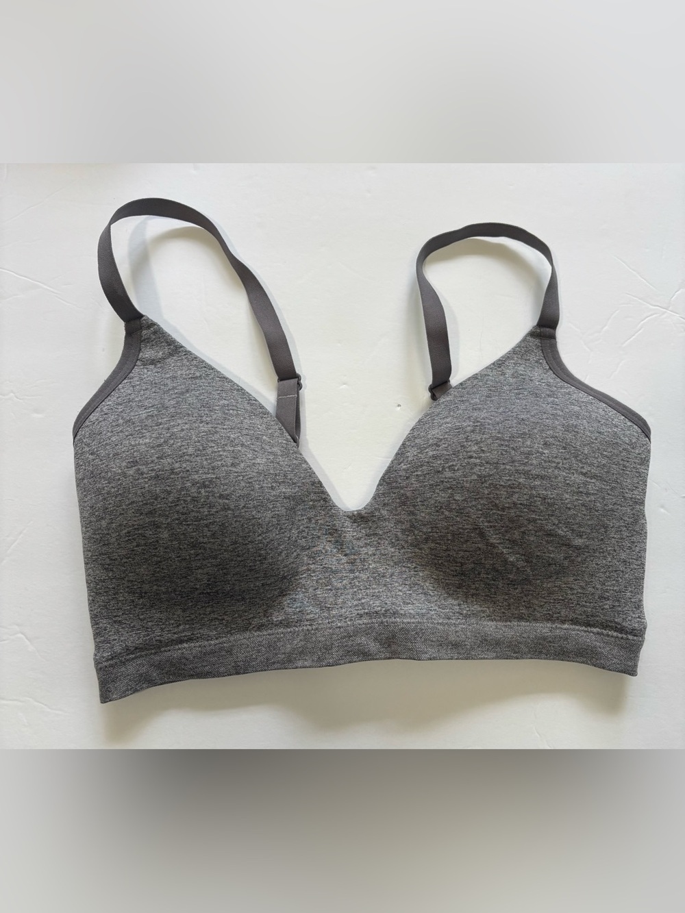 ThirdLove Wireless Bra Womens XS++ Gray T Shirt Bra Lightly Lined